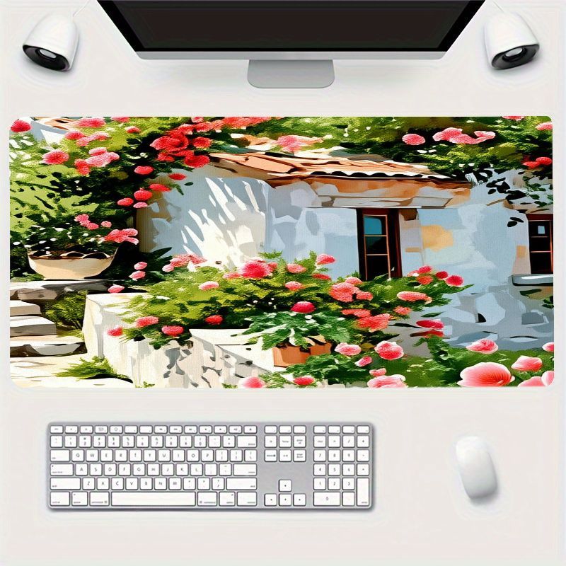 Creative Iron Art Mouse Pad Co - Desk Setup With Plants recension och pris