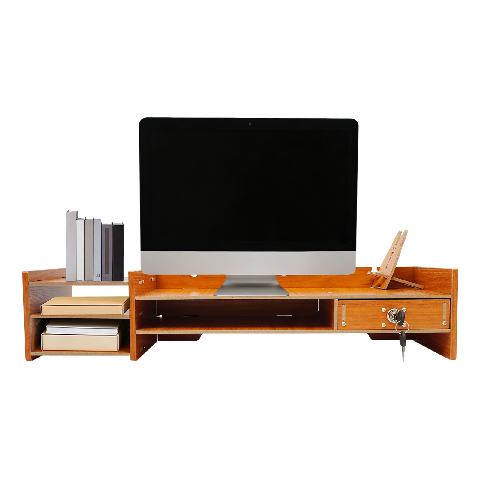Mdf Ergonomic Monitor Stand Ri - Desk Setup Riser recension och pris