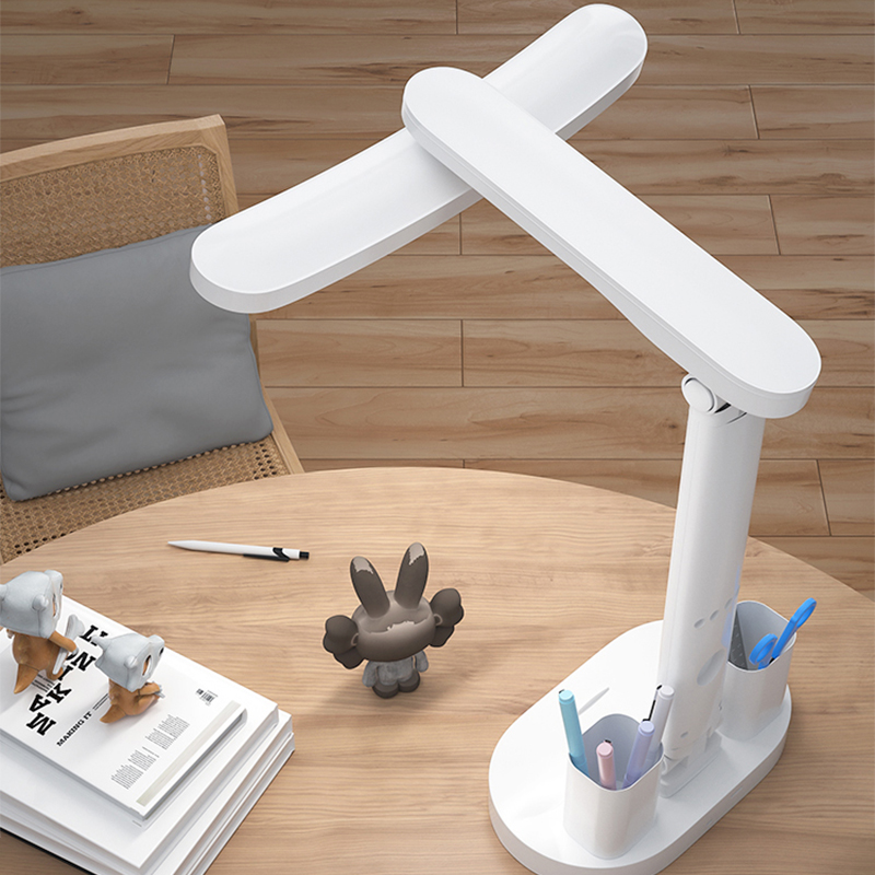 LED Clock Table Lamp USB Charg - Desk Setup Study recension och pris