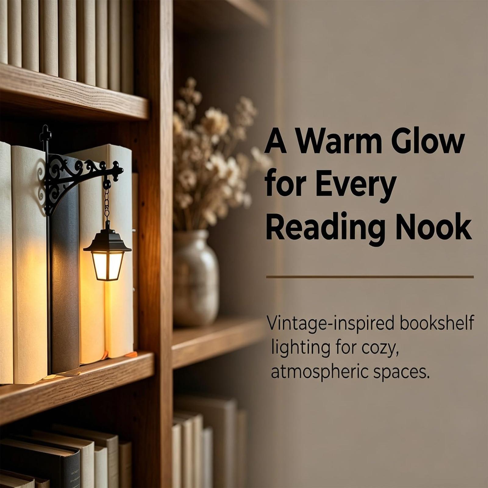 Bookshelf Lamp Vintage LED War - Desk Setup Vintage recension och pris