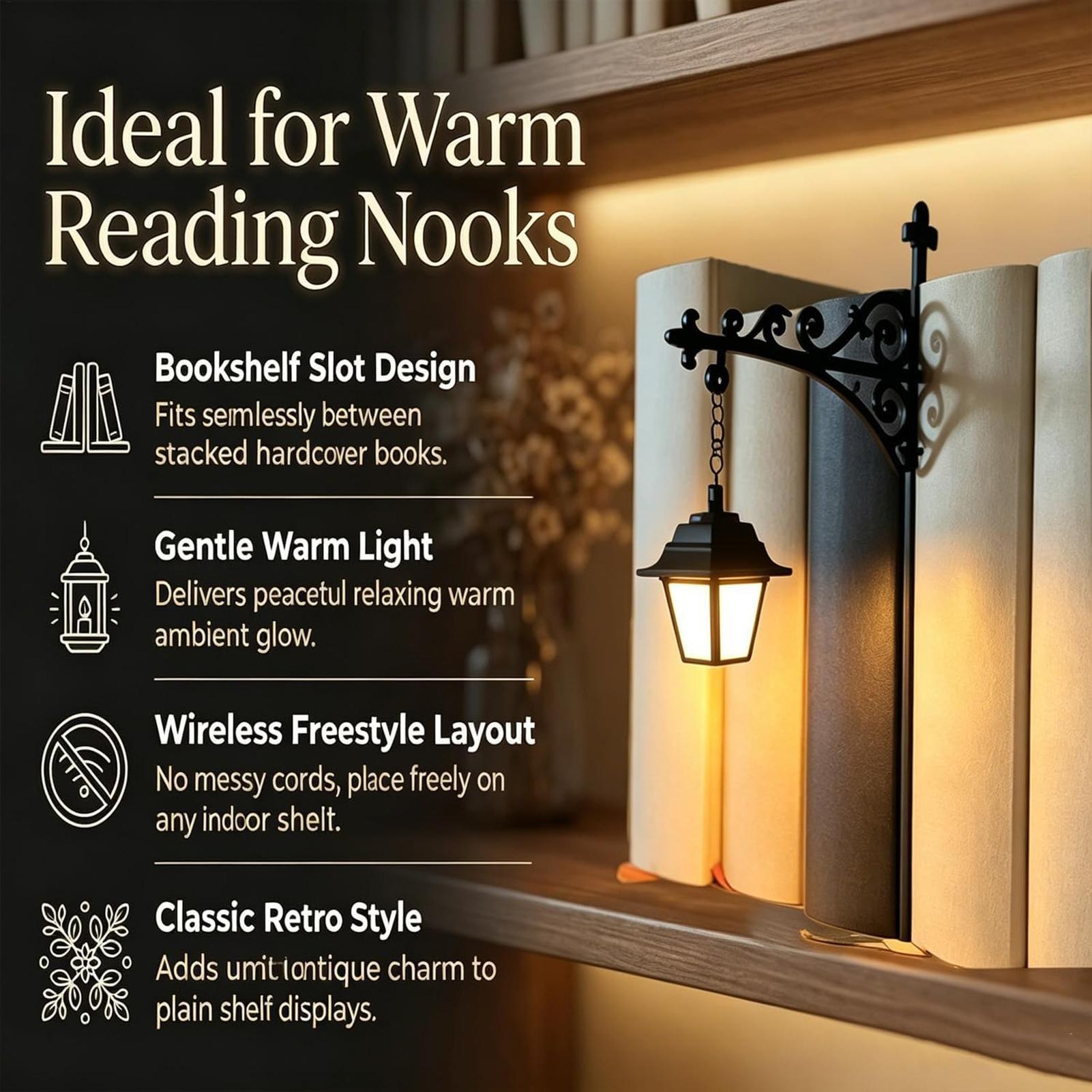 Bookshelf Lamp Vintage LED War - Desk Setup Vintage recension och pris