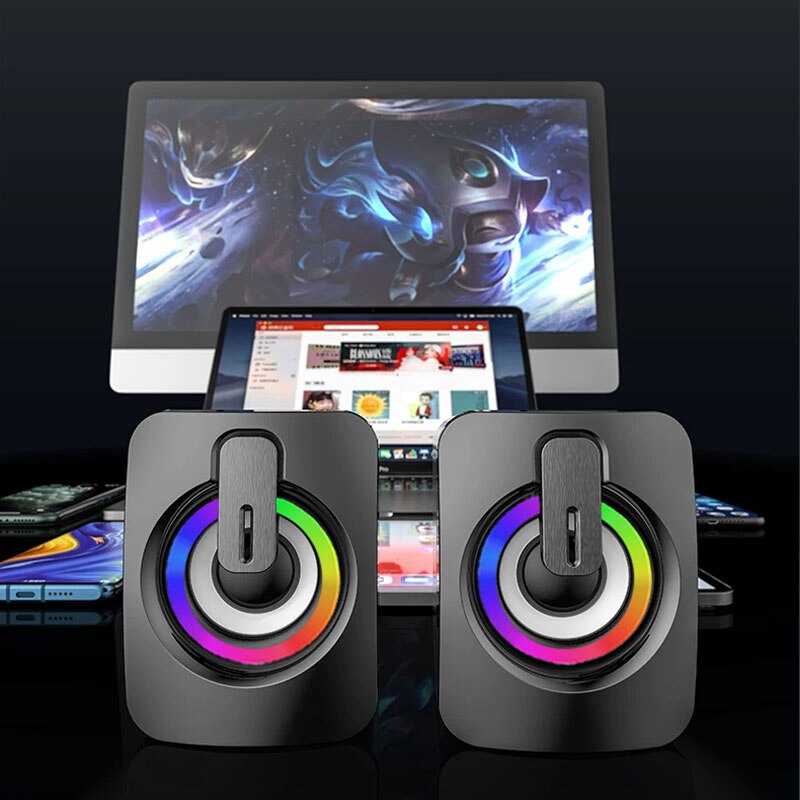 Mini Computer Speakers Volume  - Desk Setup Speakers recension och pris